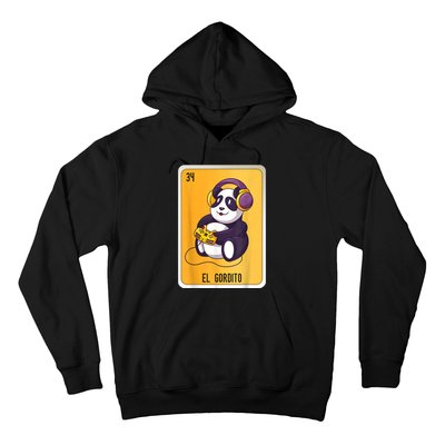 El Gordito Mexican Lottery Bingo Cards Hoodie