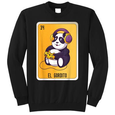 El Gordito Mexican Lottery Bingo Cards Sweatshirt