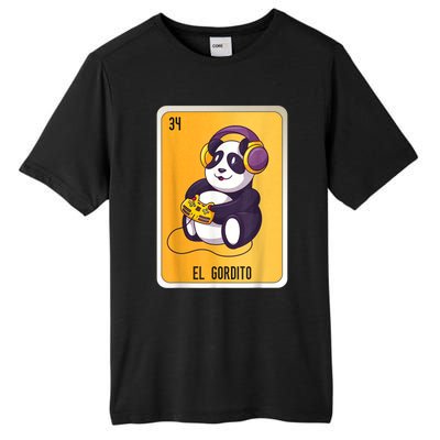 El Gordito Mexican Lottery Bingo Cards Tall Fusion ChromaSoft Performance T-Shirt