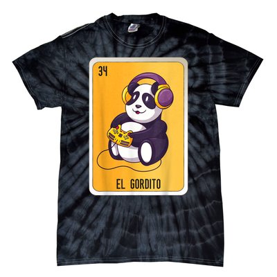 El Gordito Mexican Lottery Bingo Cards Tie-Dye T-Shirt