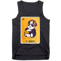 El Gordito Mexican Lottery Bingo Cards Tank Top