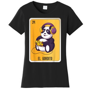 El Gordito Mexican Lottery Bingo Cards Women's T-Shirt