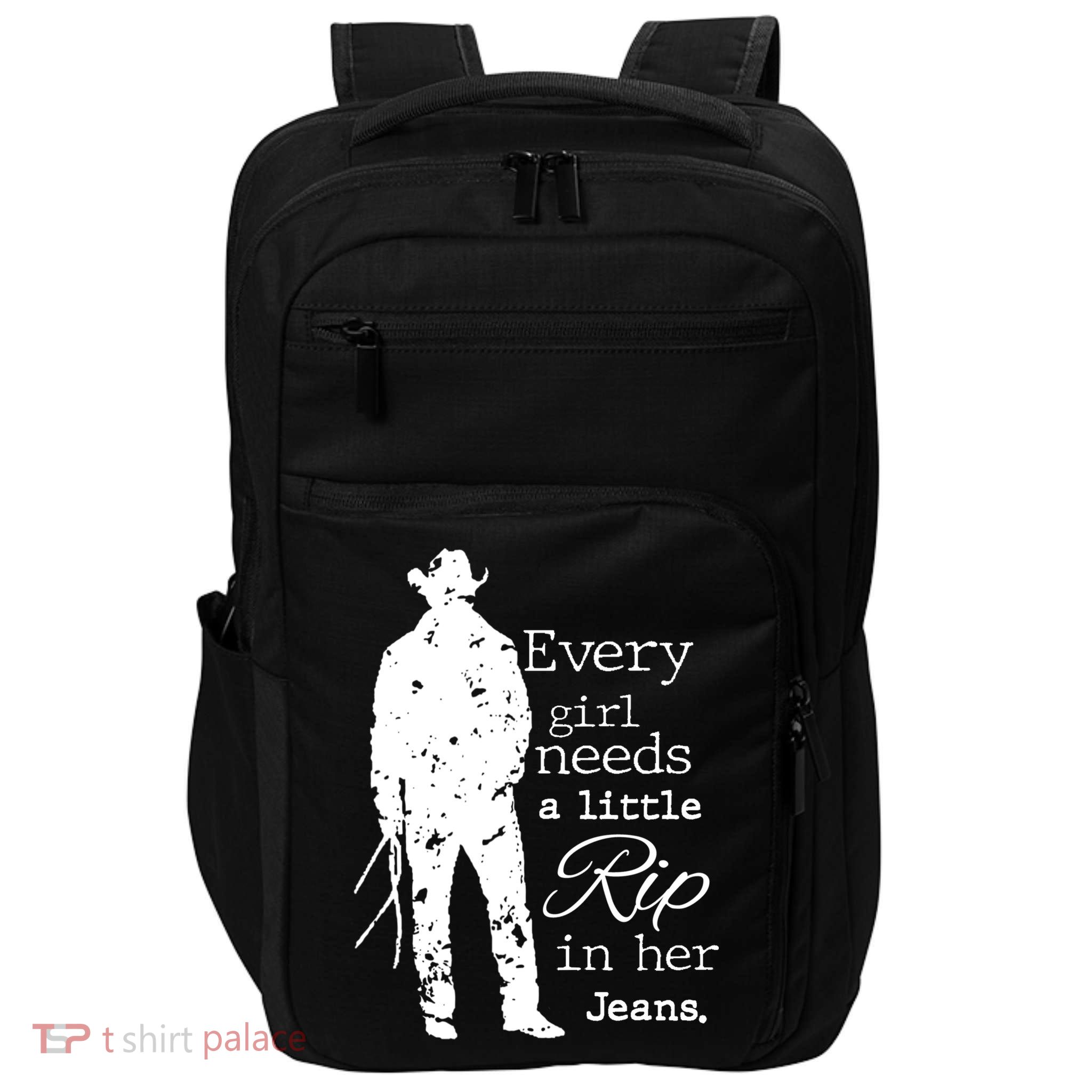 Every Girl Needs A Little Rip In Her Jeans Impact Tech Backpack