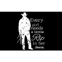 Every Girl Needs A Little Rip In Her Jeans Bumper Sticker