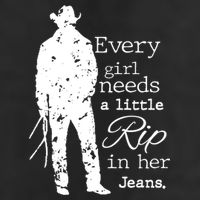 Every Girl Needs A Little Rip In Her Jeans 11oz C Handle Ceramic Mug