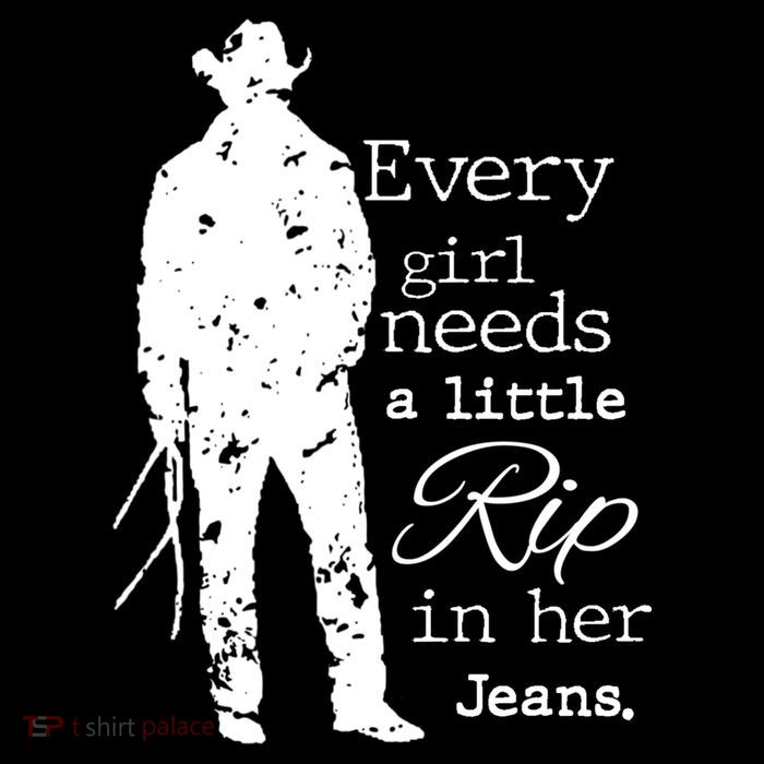 Every Girl Needs A Little Rip In Her Jeans Flatbill Hat