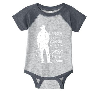 Every Girl Needs A Little Rip In Her Jeans Infant Baby Jersey Bodysuit