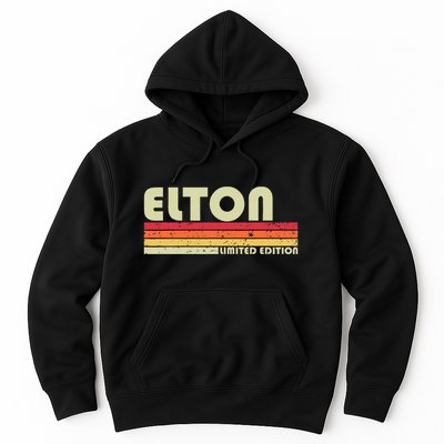 Elton Gift Name Personalized Funny Retro Vintage Birthday Hoodie