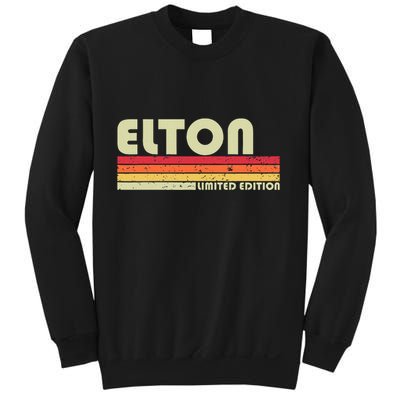 Elton Gift Name Personalized Funny Retro Vintage Birthday Sweatshirt