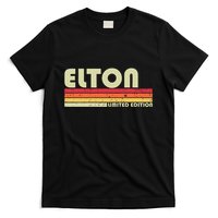 Elton Gift Name Personalized Funny Retro Vintage Birthday T-Shirt
