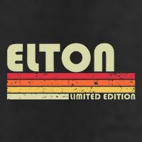 Elton Gift Name Personalized Funny Retro Vintage Birthday Beanie