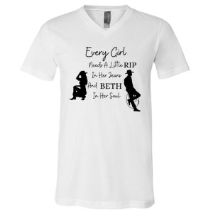 Every Girl Needs Beth In Her Soul V-Neck T-Shirt