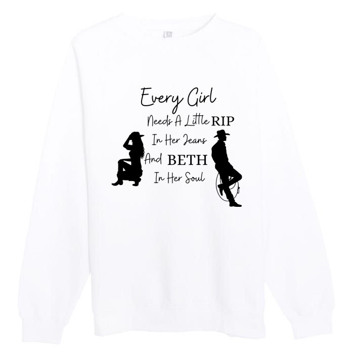 Every Girl Needs Beth In Her Soul Premium Crewneck Sweatshirt