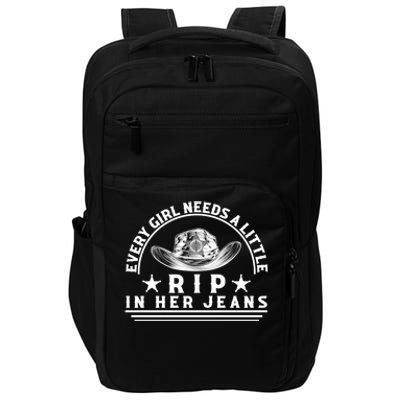 Every Girl Needs A Little Rip In Her Jeans Impact Tech Backpack