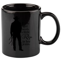 Every Girl Needs A Little Rip In Her Jeans 11oz C Handle Ceramic Mug