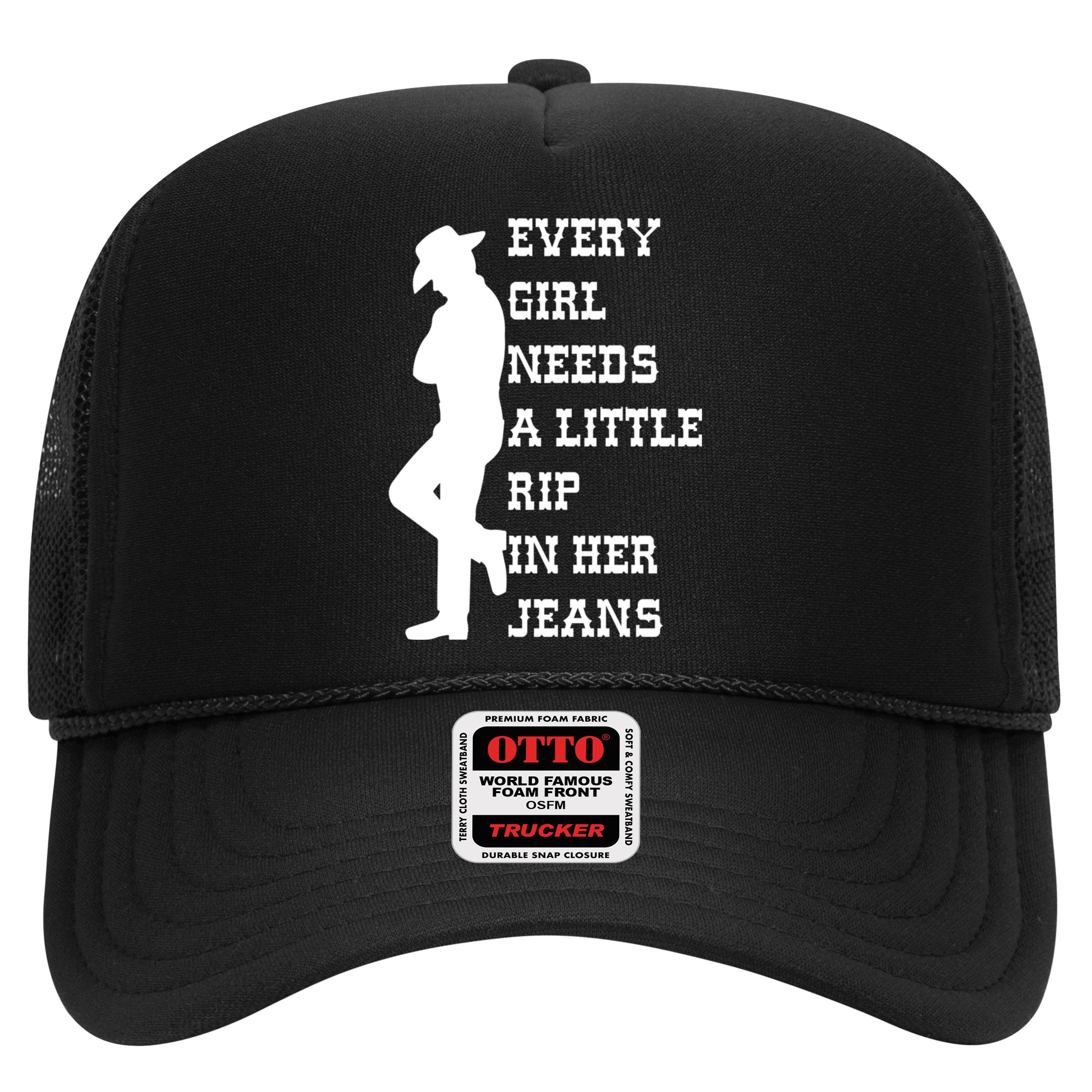Every Girl Needs A Little Rip In Her Jeans Hat