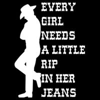 Every Girl Needs A Little Rip In Her Jeans Visor