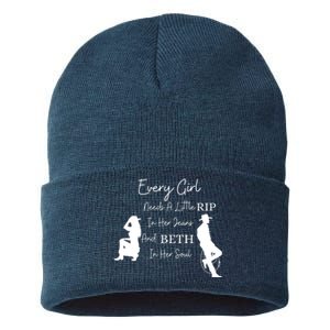 Every Girl Needs A Little Rip In Her Jeans And Beth In Her Soul Sustainable Knit Beanie