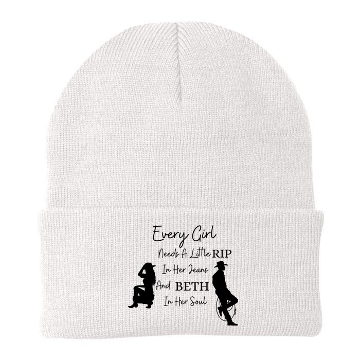 Every Girl Needs A Little Rip In Her Jeans And Beth In Her Soul Knit Cap Winter Beanie