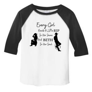 Every Girl Needs A Little Rip In Her Jeans And Beth In Her Soul Toddler Fine Jersey T-Shirt