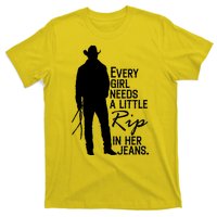 Every Girl Needs A Little RIP In Her Jeans Funny Cowboy T-Shirt