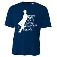 Every Girl Needs A Little Rip In Her Jeans Meme Every Girl Needs A Little Cooling Performance Crew T-Shirt