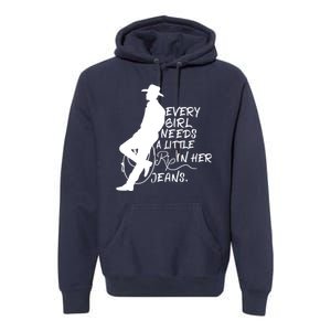 Every Girl Needs A Little Rip In Her Jeans Meme Every Girl Needs A Little Premium Hoodie