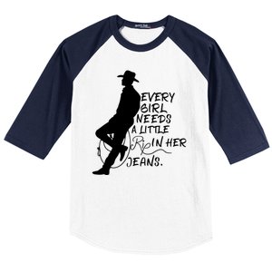 Every Girl Needs A Little Rip In Her Jeans Meme Every Girl Needs A Little Baseball Sleeve Shirt