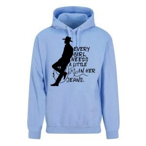 Every Girl Needs A Little Rip In Her Jeans Meme Every Girl Needs A Little Unisex Surf Hoodie