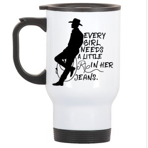 Every Girl Needs A Little Rip In Her Jeans Meme Every Girl Needs A Little Stainless Steel Travel Mug