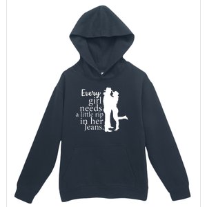 Every Girl Needs A Little Rip In Her Jeans Urban Pullover Hoodie