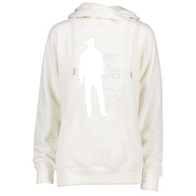 Every Girl Needs A Little Rip In Her Jeans Womens Funnel Neck Pullover Hood