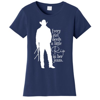 Every Girl Needs A Little Rip In Her Jeans Women's T-Shirt