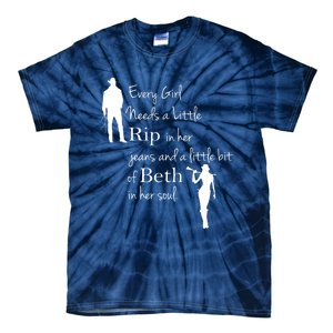 Every Girl Needs A Little Rip In Her Jeans And Beth In Her Soul Tie-Dye T-Shirt