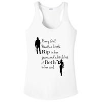 Every Girl Needs A Little Rip In Her Jeans And Beth In Her Soul Ladies PosiCharge Competitor Racerback Tank