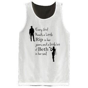 Every Girl Needs A Little Rip In Her Jeans And Beth In Her Soul Mesh Reversible Basketball Jersey Tank