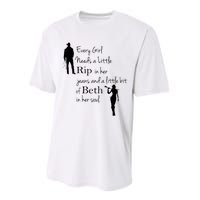 Every Girl Needs A Little Rip In Her Jeans And Beth In Her Soul Performance Sprint T-Shirt