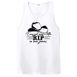 Every Girl Needs A Little Rip In Her Jeans PosiCharge Competitor Tank