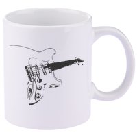 Electric Guitar Player 11oz C Handle Ceramic Mug