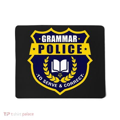 English Grammar Police Mousepad
