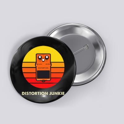 Electric Guitar Player Distortion Pedal Gift Button