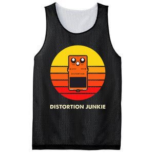 Electric Guitar Player Distortion Pedal Gift Mesh Reversible Basketball Jersey Tank