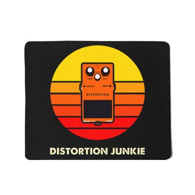 Electric Guitar Player Distortion Pedal Gift Mousepad