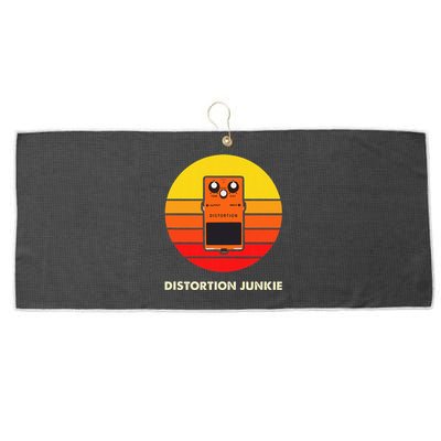 Electric Guitar Player Distortion Pedal Gift Large Microfiber Waffle Golf Towel