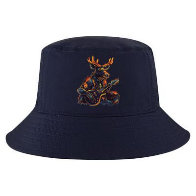 Electric Guitar Rock Music Moose Cool Comfort Performance Bucket Hat