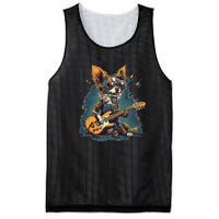 Electric Guitar Rock Music Jack Chi Dog Mesh Reversible Basketball Jersey Tank