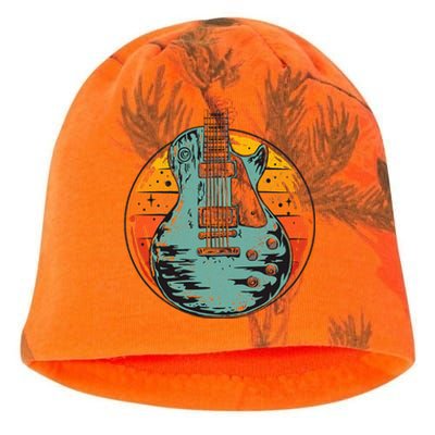 Electric Guitar Retro Sunset Kati - Camo Knit Beanie