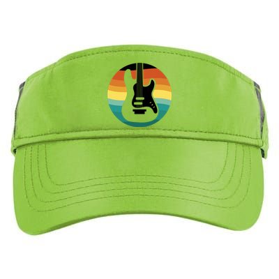 Electric Guitar Retro Sunset Adult Drive Performance Visor