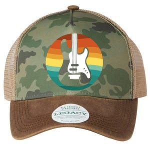 Electric Guitar Retro Sunset Legacy Tie Dye Trucker Hat