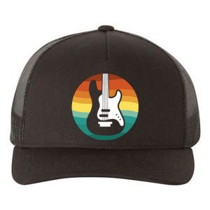 Electric Guitar Retro Sunset Yupoong Adult 5-Panel Trucker Hat